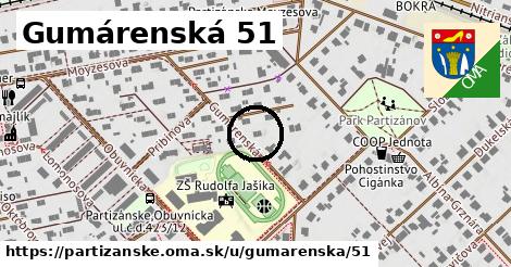 Gumárenská 51, Partizánske