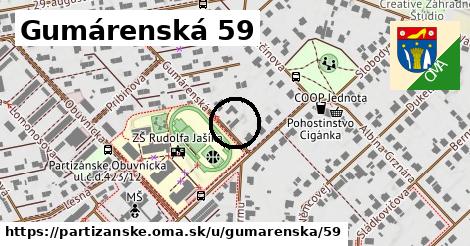 Gumárenská 59, Partizánske