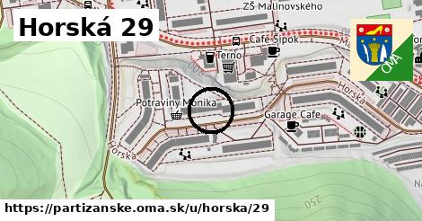 Horská 29, Partizánske