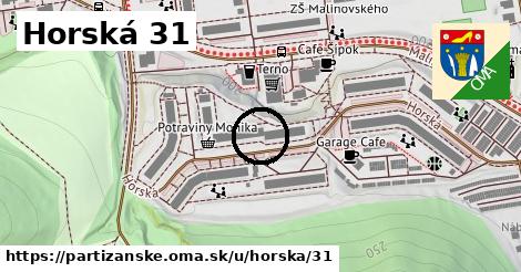 Horská 31, Partizánske