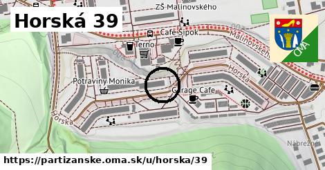 Horská 39, Partizánske