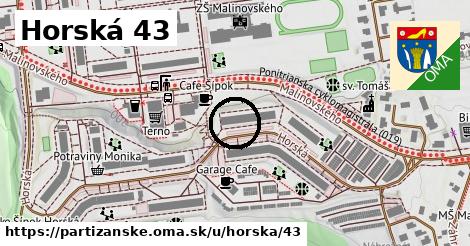 Horská 43, Partizánske