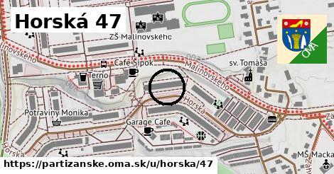 Horská 47, Partizánske