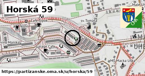 Horská 59, Partizánske