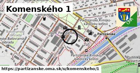 Komenského 1, Partizánske