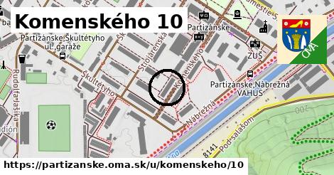 Komenského 10, Partizánske