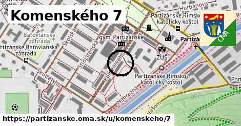 Komenského 7, Partizánske