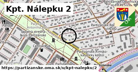 Kpt. Nálepku 2, Partizánske