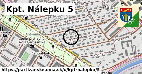 Kpt. Nálepku 5, Partizánske