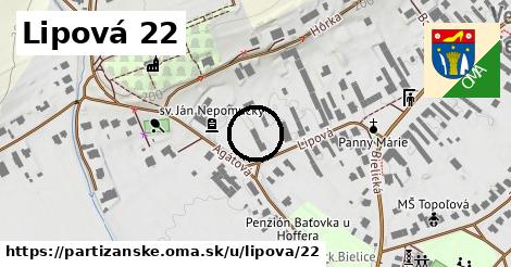 Lipová 22, Partizánske