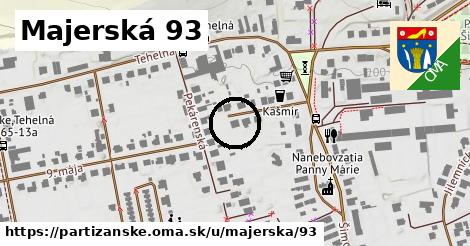Majerská 93, Partizánske