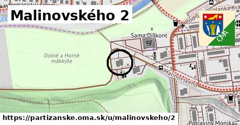 Malinovského 2, Partizánske