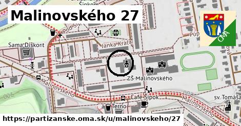 Malinovského 27, Partizánske