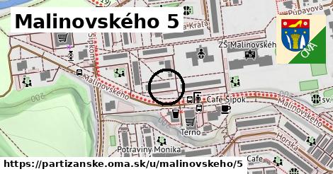 Malinovského 5, Partizánske