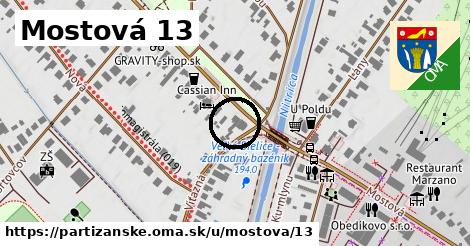 Mostová 13, Partizánske