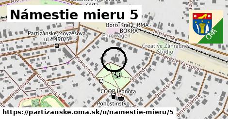 Námestie mieru 5, Partizánske