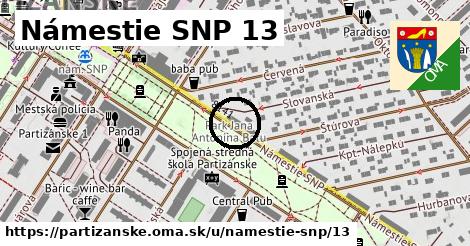 Námestie SNP 13, Partizánske