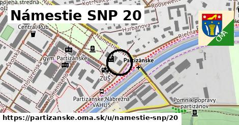 Námestie SNP 20, Partizánske