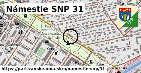 Námestie SNP 31, Partizánske