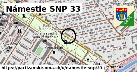 Námestie SNP 33, Partizánske