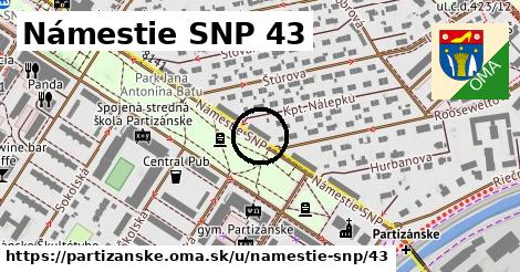 Námestie SNP 43, Partizánske