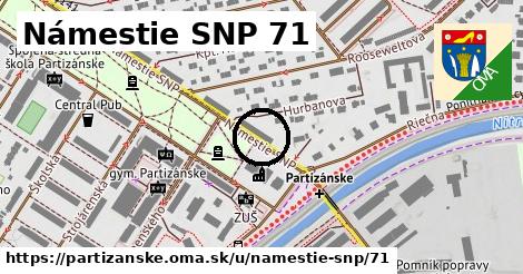 Námestie SNP 71, Partizánske