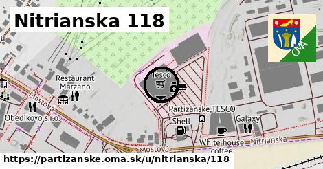 Nitrianska 118, Partizánske