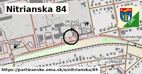 Nitrianska 84, Partizánske