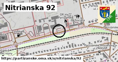 Nitrianska 92, Partizánske