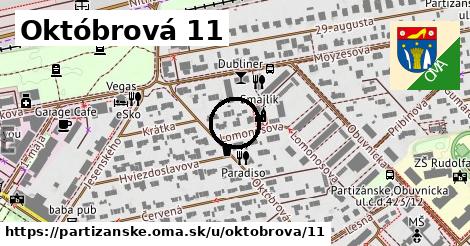 Októbrová 11, Partizánske