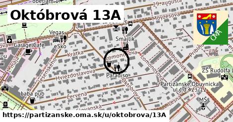 Októbrová 13A, Partizánske