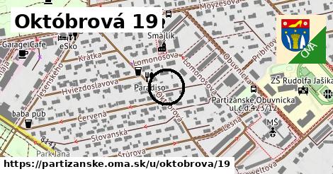 Októbrová 19, Partizánske