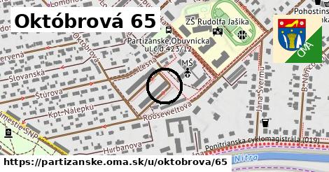 Októbrová 65, Partizánske