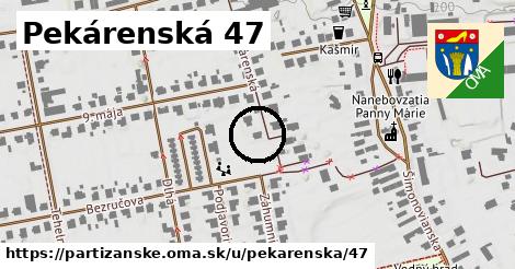 Pekárenská 47, Partizánske