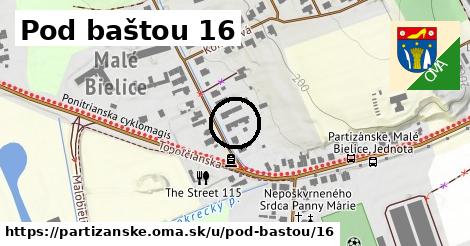 Pod baštou 16, Partizánske