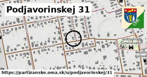 Podjavorinskej 31, Partizánske