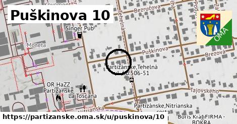 Puškinova 10, Partizánske