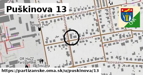 Puškinova 13, Partizánske