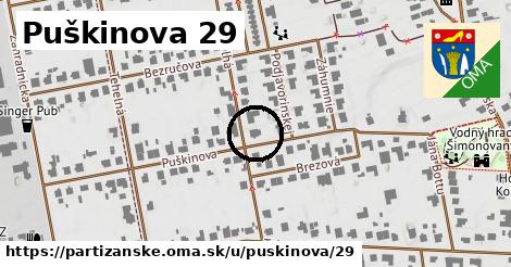Puškinova 29, Partizánske