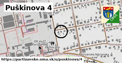 Puškinova 4, Partizánske