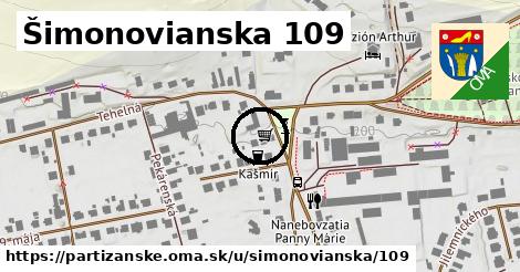 Šimonovianska 109, Partizánske