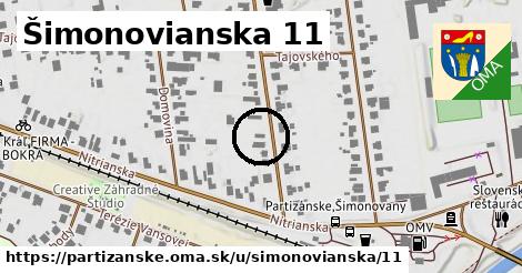 Šimonovianska 11, Partizánske