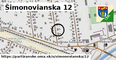 Šimonovianska 12, Partizánske