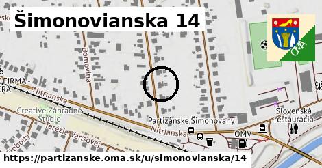 Šimonovianska 14, Partizánske