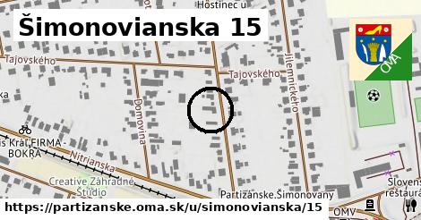 Šimonovianska 15, Partizánske