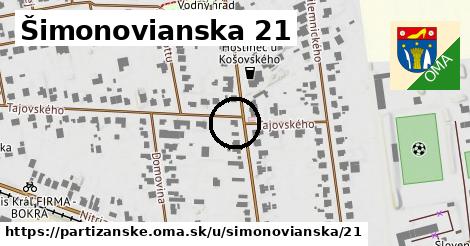 Šimonovianska 21, Partizánske
