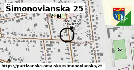 Šimonovianska 25, Partizánske