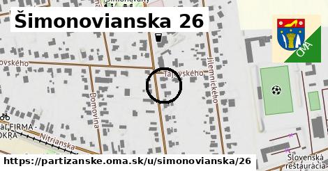 Šimonovianska 26, Partizánske