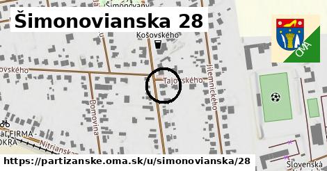 Šimonovianska 28, Partizánske