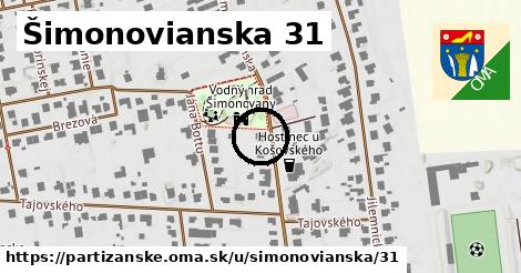 Šimonovianska 31, Partizánske